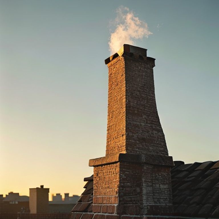 Bryce M Chimney Inc — professional Chimney Sweep in Fieldsboro, our branded team and work van — Chimney Sweep near me